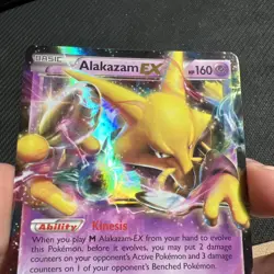 Alakazam EX 25/124 Ultra Rare XY Fates Collide Holo Pokemon Card - Image 2