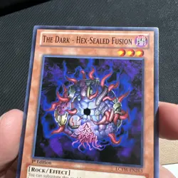 Yugioh The Dark - Hex-Sealed Fusion LCYW-EN263 1st Edition Yugi's World Card - Image 2
