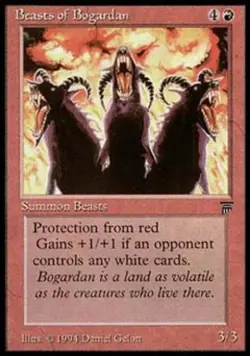MTG English Beasts of Bogardan NM Normal Legends - Image 1
