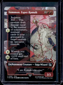 2025 Magic MTG Final Fantasy Summon: Esper Ramuh BL Uncommon #0367 - Image 1