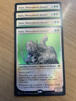 (FOIL Showcase) 4x Varis, Silverymoon Ranger (AFR) Forgotten Realms MtG - Image 1