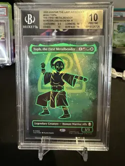 Toph, the First Metalbender- MTG Avatar The Last Airbender- Neon Ink Foil BGS 10 - Image 1