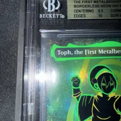 Toph, the First Metalbender- MTG Avatar The Last Airbender- Neon Ink Foil BGS 10 - Image 3