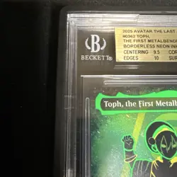 Toph, the First Metalbender- MTG Avatar The Last Airbender- Neon Ink Foil BGS 10 - Image 4