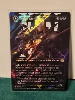 1x Zenos yae Galvus, Surge Foil, Borderless Art 0529, Final Fantasy, MTG NM - Image 1
