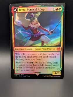 MTG - Terra, Magical Adept \ Esper Terra - FOIL - Legendary Creature - FIN #245 - Image 1