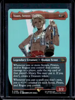 2025 Magic MTG Final Fantasy Vaan Street Thief BL Rare #0390 - Image 1