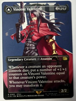 Vincent Valentine - Borderless Rare - MTG Final Fantasy - 0383 NM - Image 1