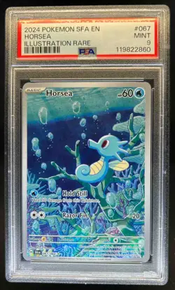2024 Pokemon Shrouded Fable Horsea #067/064 PSA 9 - Image 1