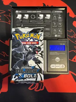 22.99g Heavy - Pokemon TCG S&V - Black Bolt Booster Pack! Semi GOD U - Image 1