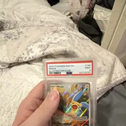 Pokemon Minun SV04: Paradox Rift Illustration Rare Holo 194/182 PSA 9 2023 - Image 3