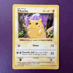 Pokemon Shadowless Base Lot 22 Japanese Pocket Monsters Red Cheeks Pikachu HPDMG - Image 2