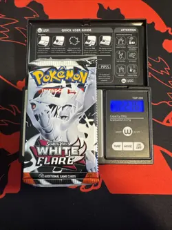 22.76g Heavy - Pokemon TCG S&V - White Flare Booster Pack! Semi GOD U - Image 1
