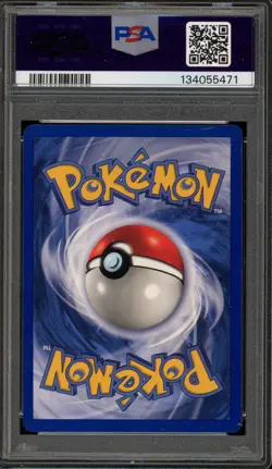 Pokemon Chansey Base Set Unlimited Holo Rare #3 PSA 8 - Image 2