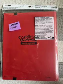 Pokemon TCG Ultra Pro 9 Pocket Pro Binder Charmander INCLUDES FREE BOOSTER PACK - Image 2
