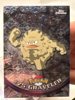 2000 Topps Chrome Pokemon Series 1 #75 Graveler FREE COMBINED SHIPPING - Image 1