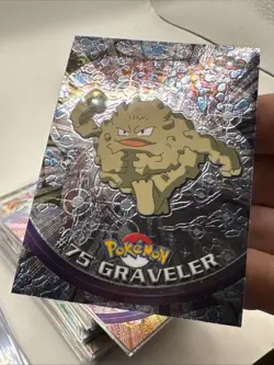 2000 Topps Chrome Pokemon Series 1 #75 Graveler FREE COMBINED SHIPPING - Image 2
