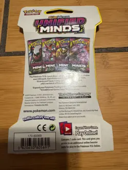 Pokemon TCG Sun and Moon Unified Minds Sleeved Booster Pack - Deoxys Espeon 820650805684 - Image 2