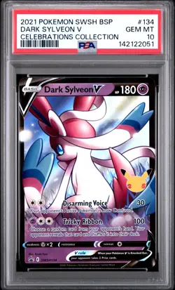 PSA 10 SEQUENTIAL LANCE'S CHARIZARD V SWSH133 DARK SYLVEON V SWSH134 POKEMON - Image 4