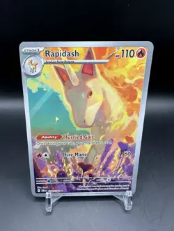 Rapidash 189/182 Sv10: Destined Rivals Holo Pokemon Illustration Rare Mint - Image 1