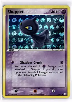 Pokemon TCG Shuppet 72/101 ex Hidden Legends Reverse Holo - Image 1
