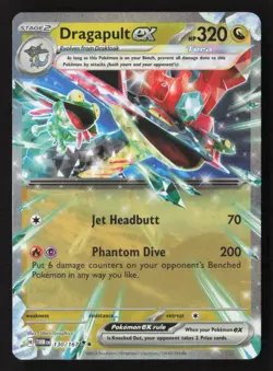 Dragapult ex Double Rare Holo TWM 130/167 NM Pokemon TCG - Image 1