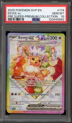 Pokemon Eevee ex Prismatic Evolutions Super-Premium Coll Promo SVP EN 174 PSA 10 - Image 1