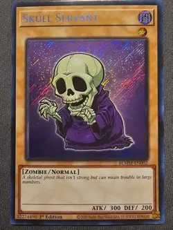 Skull Servant BLMM-EN002 Secret Rare First Edition Yu-Gi-Oh - Image 1