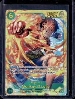 One Piece TCG Carrying On His Will Monkey.D.Luffy Alt Art Secret Rare #OP13-118 - Image 1