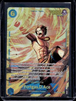 One Piece TCG Carrying On His Will Portgas.D.Ace Secret Rare SR #OP13-119 - Image 1