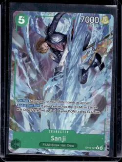 One Piece TCG Carrying On His Will Sanji Alternate Art Rare #OP13-027 - Image 1