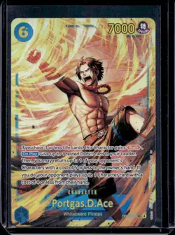 One Piece TCG Carrying On His Will Portgas.D.Ace Secret Rare #OP13-119 - Image 1