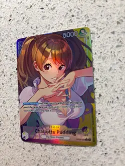 One Piece Charlotte Pudding OP08-058 Alternative Art Leader Two Legends English - Image 3