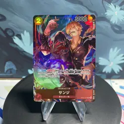 One Piece Sanji OP01-013 Japanese R Alt Art MP - Image 1