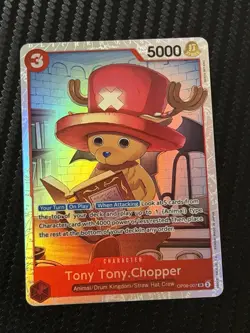 Tony Tony.Chopper OP08-007 Super Rare English Two Legends One Piece TCG Card - Image 1