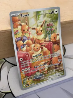 MINT ~ Eevee Illustration Rare Twilight Masquerade 188/167 Pokemon TCG Card - Image 3