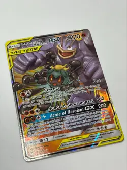 Pokemon Card - Marshadow & Machamp GX Tag Team - 82/214 - 2019 - LP! - Image 1