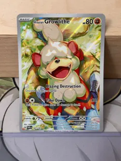 MINT ~ Growlithe Illustration Rare Twilight Masquerade 181/167 Pokemon TCG Card - Image 1