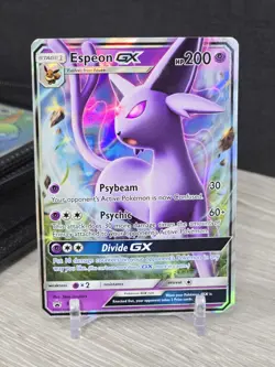 Pokemon Card TCG Espeon GX SM35 Sun And Moon Holo Rare Black Star Promo 2017 NM - Image 3