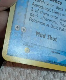 Pokemon TCG Omanyte 56/108 Holo EX Power Keepers Stamped + VTG Squirtle Card Top - Image 5