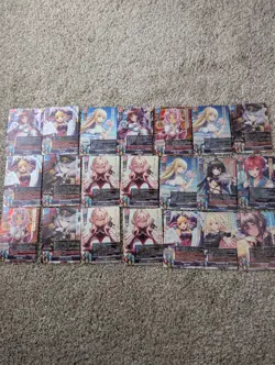 Nexton 4.0 SR Lot Of 21 Foil Cards Lycee Overture Case Fresh Scarlet Wistaria x4 - Image 1