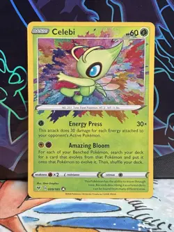 Pokemon TCG Celebi Vivid Voltage Holo Card 009/185 Amazing Rare Nm English - Image 1