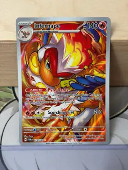 MINT ~ Infernape Illustration Rare Twilight Masquerade 173/167 Pokemon TCG Card - Image 1