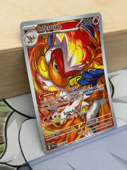 MINT ~ Infernape Illustration Rare Twilight Masquerade 173/167 Pokemon TCG Card - Image 3
