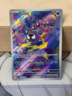MINT ~ Gastly Illustration Rare Temporal Forces 177/162 Pokemon TCG Card - Image 1