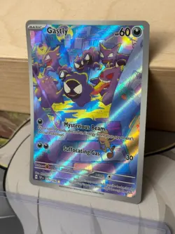 MINT ~ Gastly Illustration Rare Temporal Forces 177/162 Pokemon TCG Card - Image 2