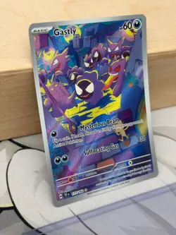 MINT ~ Gastly Illustration Rare Temporal Forces 177/162 Pokemon TCG Card - Image 3