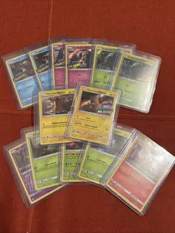Lot of 13 Pokemon Detective Pikachu Promos And Pokemon Set Cards Damaged Cards - Image 1