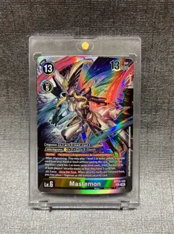 Digimon Card Game Mastemon BT23-102 Secret Rare (Hackers' Slumber) - Image 1