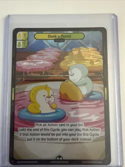 Vibes TCG Dunk A Donut * ARCTIC FOIL * - Legend of the Lils Card # 130 - Image 1